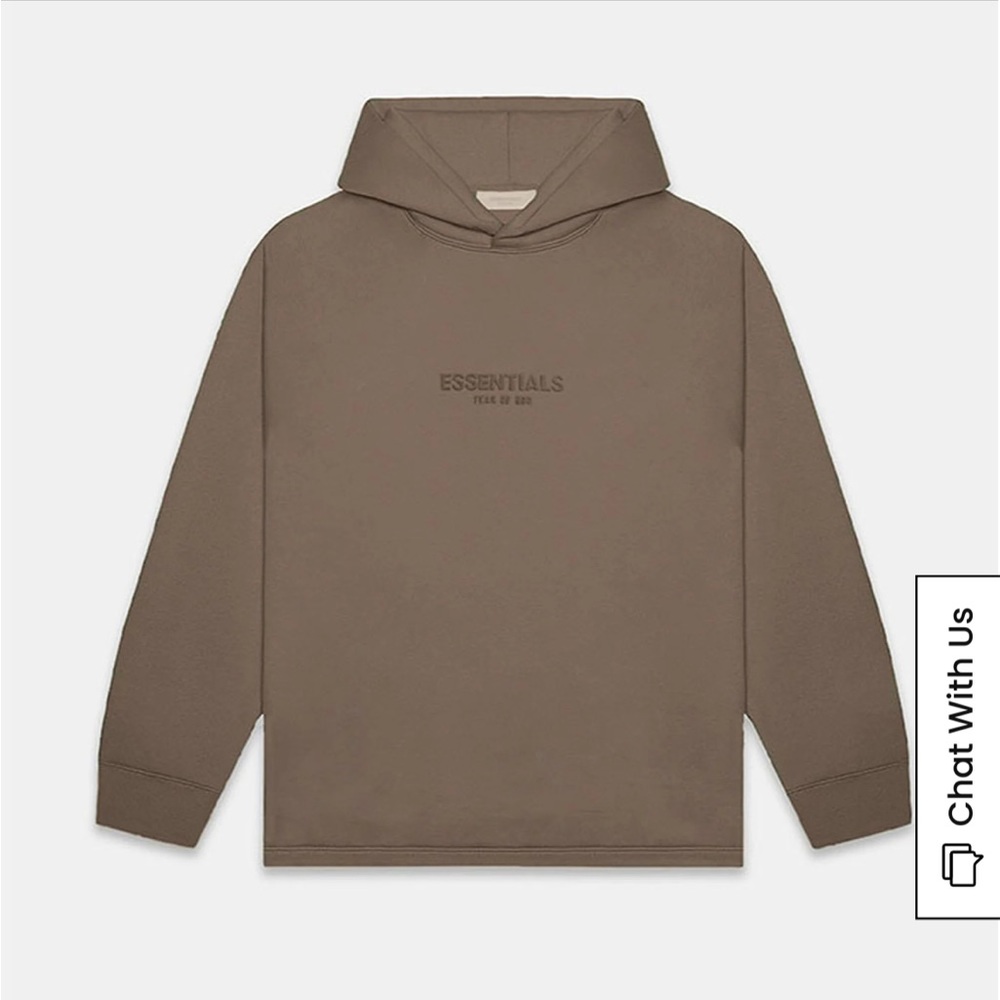 Essentials Fear of God Wood Relaxed Hoodie size XL